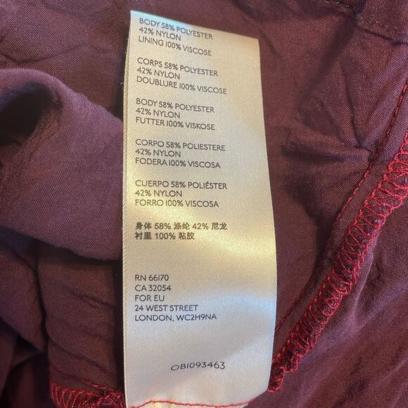 Free People Jenny Trapeze Swing Dress Crochet Lace Red - Picture 7 of 11